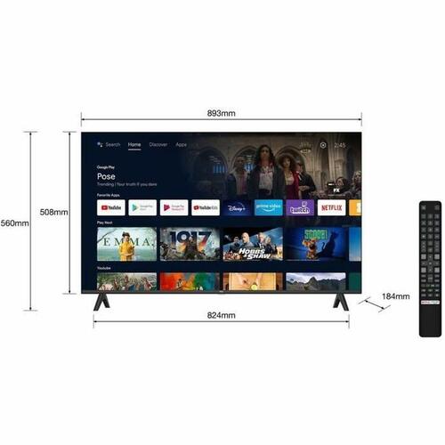 TCL 40" Smart TV - Full HD LED med HDR10 (Android TV)