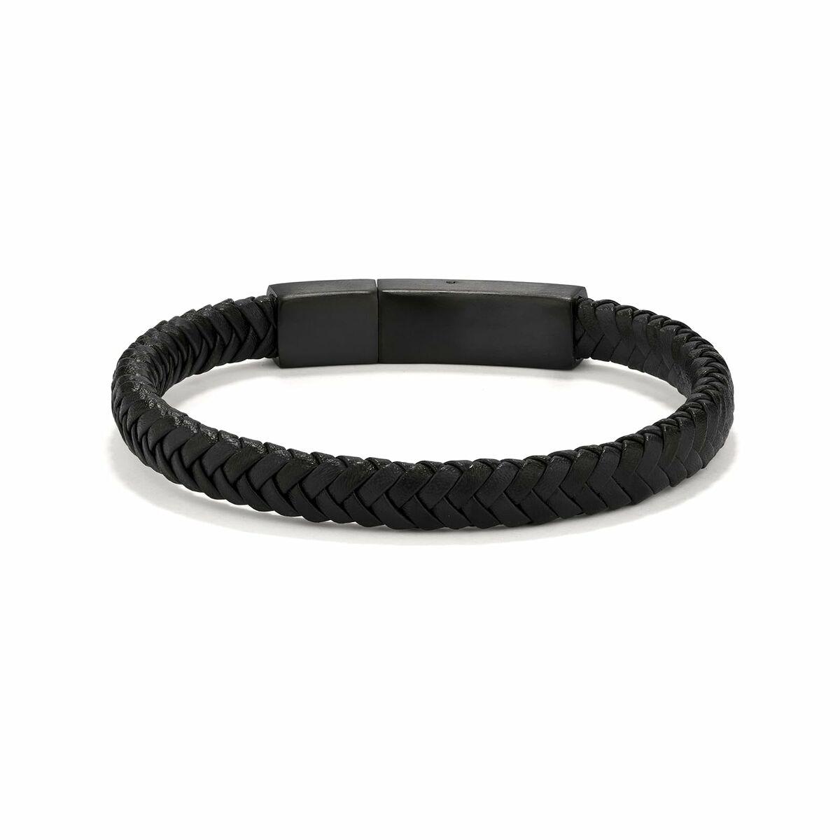 Radiant armbÃ¥nd til mÃ¦nd RH000276 - sort flettet