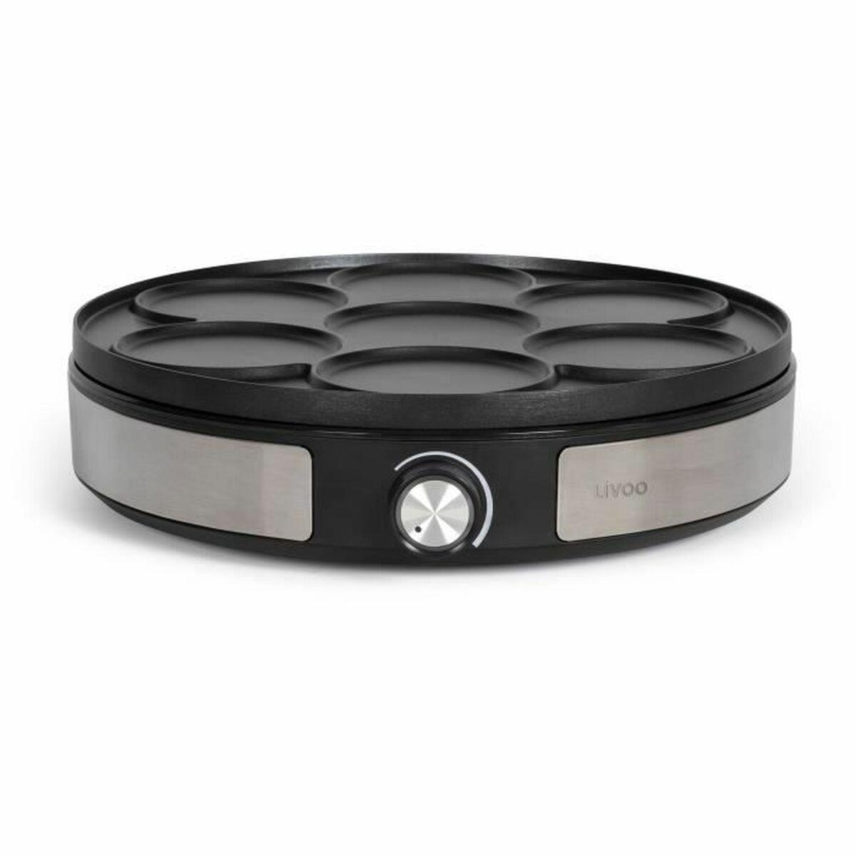 Pandekagemaskine Livoo DOP247 - vendbar plade 33 cm, 7 mini