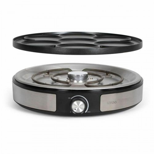 Pandekagemaskine Livoo DOP247 - vendbar plade 33 cm, 7 mini