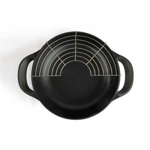 Wokpande elektrisk Livoo med låg og rist