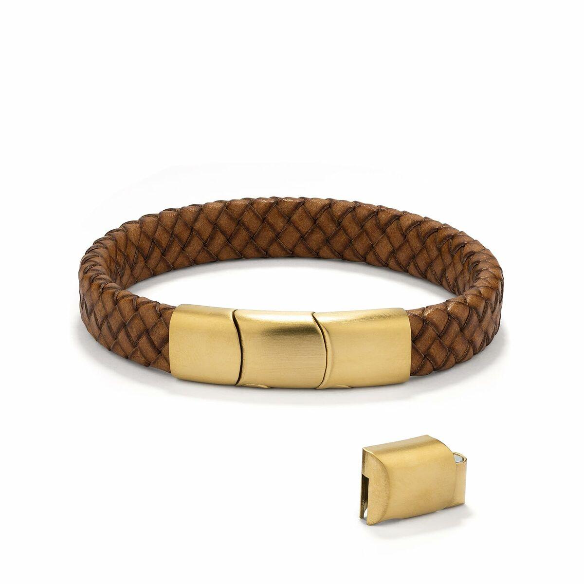 Radiant RH000292 armbÃ¥nd til mÃ¦nd - brun flet