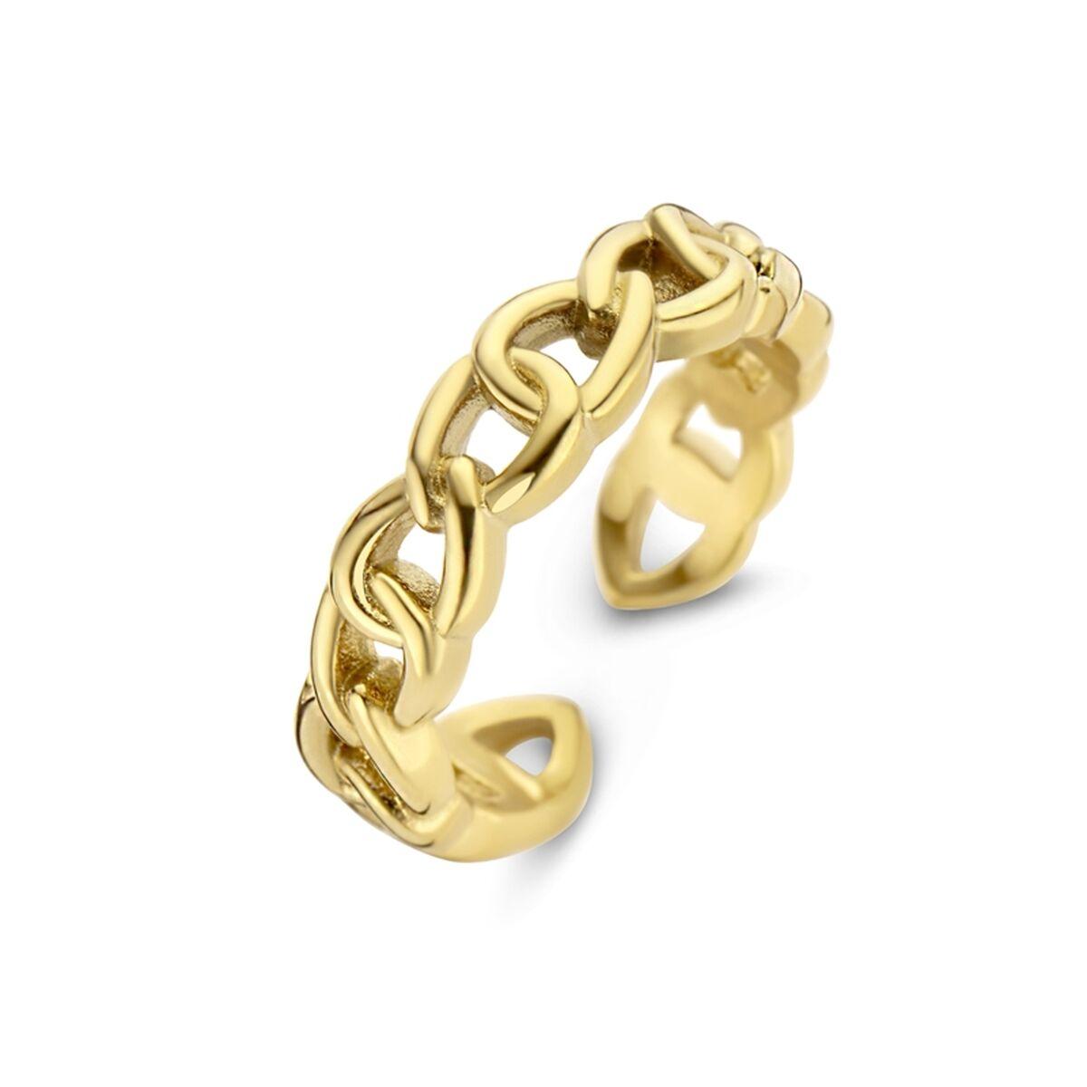 CO88 Collection ring til kvinder - gylden, str. 12 (8CR-10027-52)
