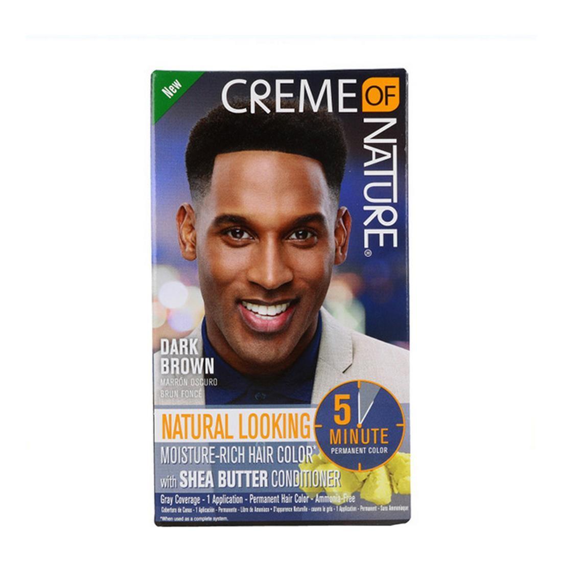 Permanent Farve Mens Color Creme Nature Dark Brown 2oz