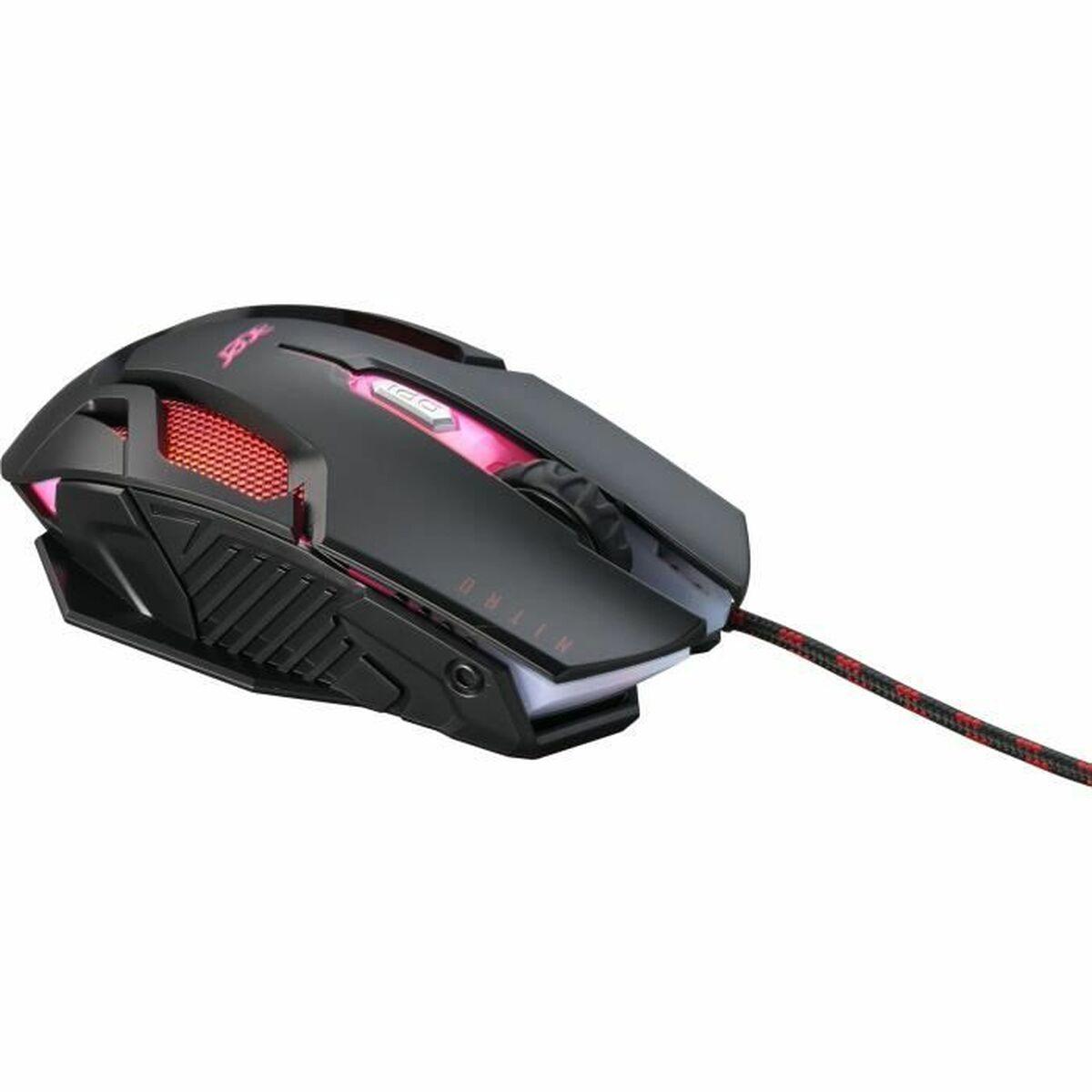 Gaming mus Acer GP.MCE11.039 - sort, 7.200 dpi, USB