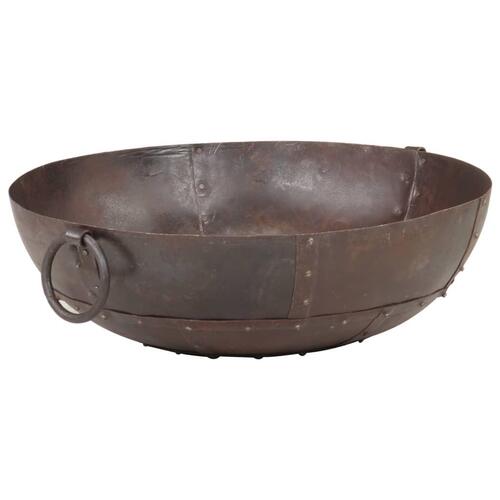 Rustikt bålfad Ø60 cm jern