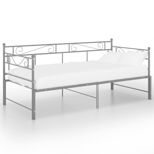 Sengestel til udtræksseng 90 x 200 cm - grå