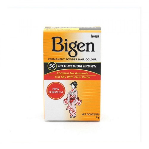 Bigen Permanent Hårfarve 56 Rich Medium Brown 6 g