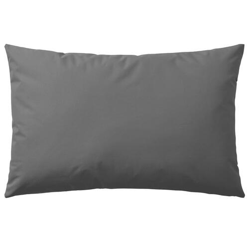 Udendørspuder 2 stk. 60 x 40 cm grå (OUTLET A)