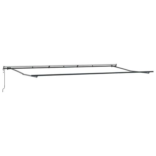 Automatisk Udtækkelig Markise Lysegrå 600x300 cm