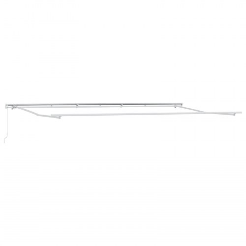 Utrækkelig Markise Sort 600 × 350 cm Polyester og metal