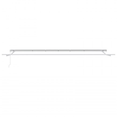 Utrækkelig Markise Sort 600 × 350 cm Polyester og metal