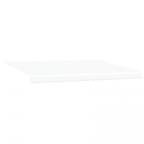 Reservedug til markise - hvid polyester 5 x 3 m
