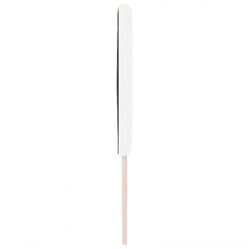 LED-sengegavl i kunstlæder - hvid