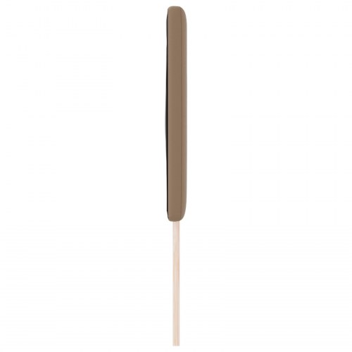 LED-sengegavl 180 cm - cappuccino kunstlæder
