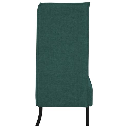 Højrygget Sofa Mørkegrøn 109x56x121 cm Stof