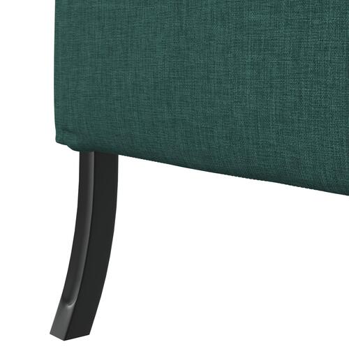 Højrygget Sofa Mørkegrøn 109x56x121 cm Stof