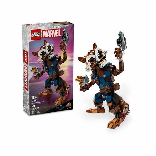 LEGO Marvel Rocket & Baby Groot byggesæt (566 dele)