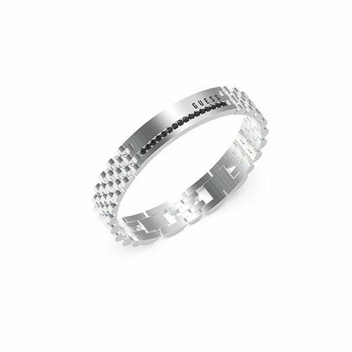 Guess armbånd til mænd - rustfrit stål, grå, 20 cm