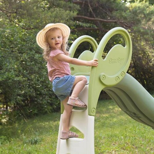 Rutsjebane til børn Smoby - grøn, plastik, fra 3 år