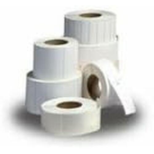 Termoruller Zebra 3006403-T - Hvid, 70 mm (12 stk.)