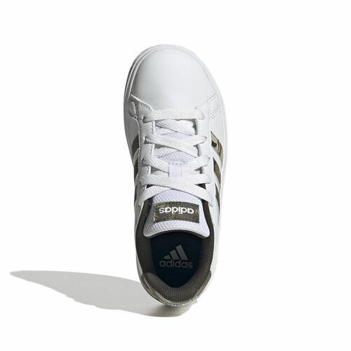 Sportssko til børn Adidas Grand Court 2.0 K Hvid 38