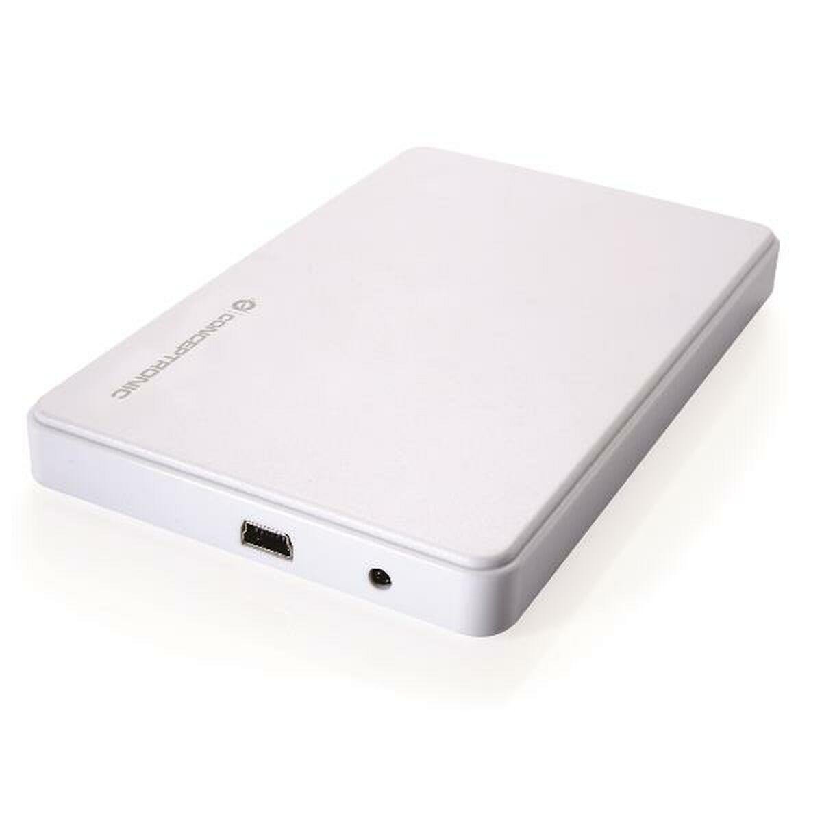 Ekstern Boks Conceptronic CHD2MUW Hvid 2,5"
