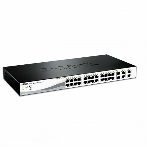 Netværksswitch D-Link DES-1210-28P - 26 porte Fast Ethernet, 2 x SFP