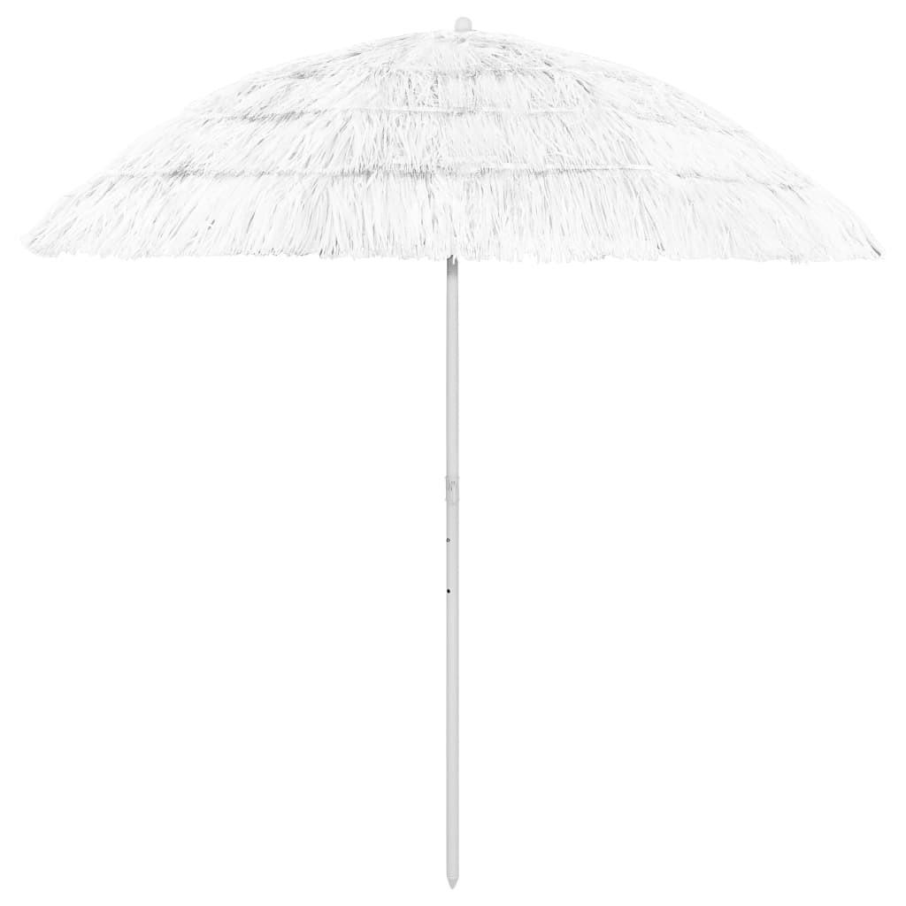 Hawaii-parasol 240 cm hvid