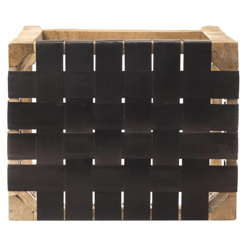 Barstole 2 stk. 75 cm ægte skind sort