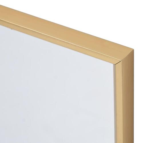 Spejl 100x60 cm guldfarvet