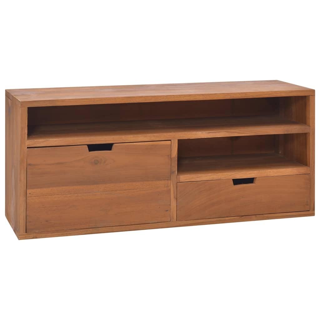 Tv-skab 90x30x40 cm massivt teaktræ