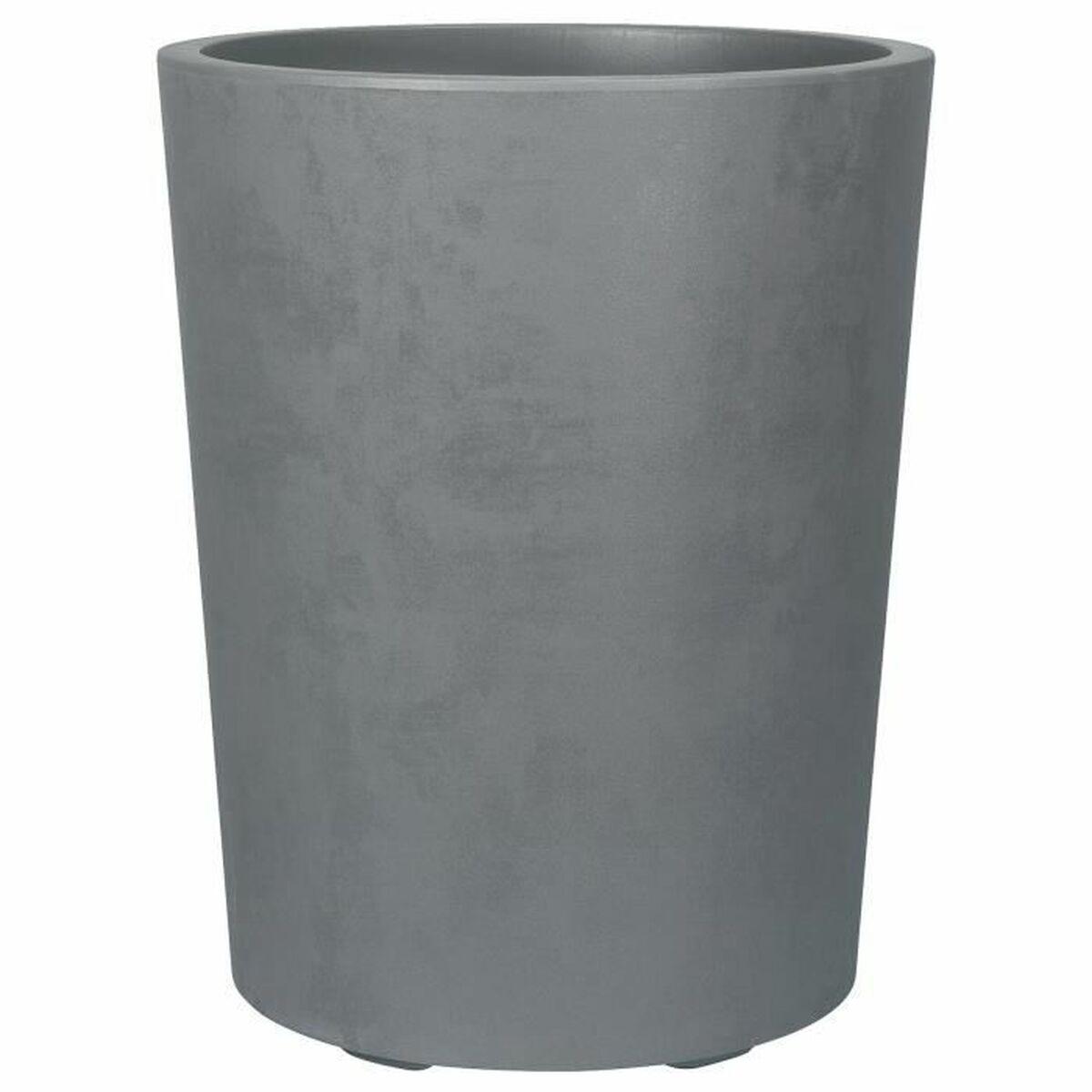 Urtepotte Deroma Grå Plastik Cirkulær Cylinder