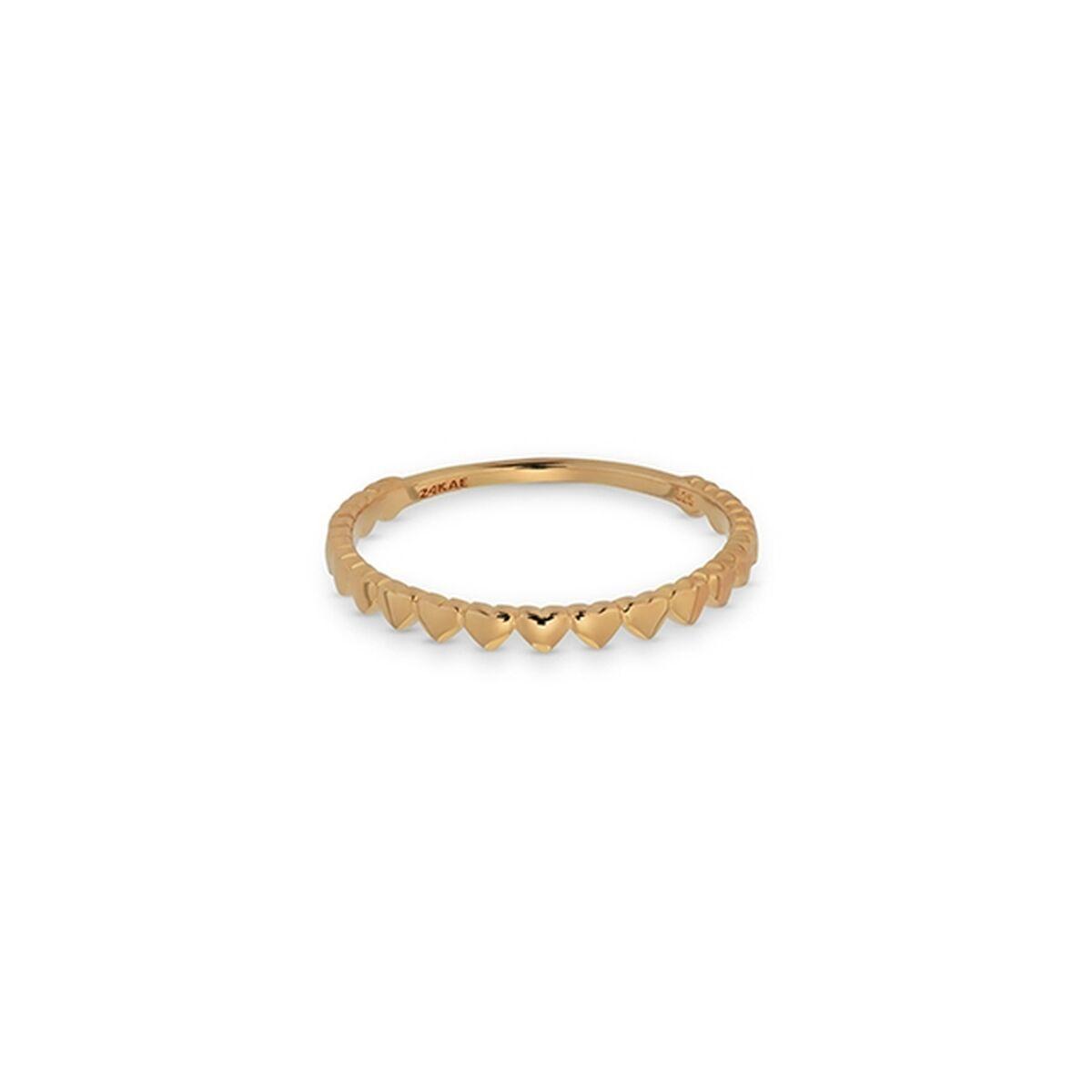 24KAE ring til kvinder - gylden, str. 16 (12418Y/56)