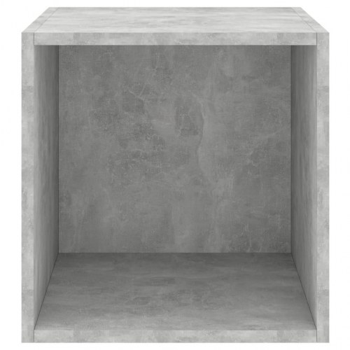 Vægskab 4 stk. 37x37x37 cm konstrueret træ betongrå