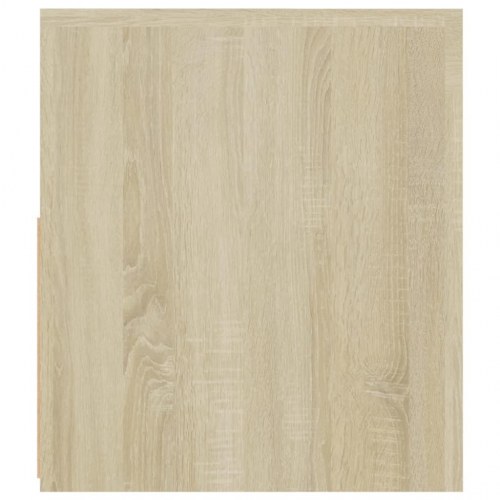 TV-bord med LED-lys 120 x 35 x 40 cm - sonoma-eg