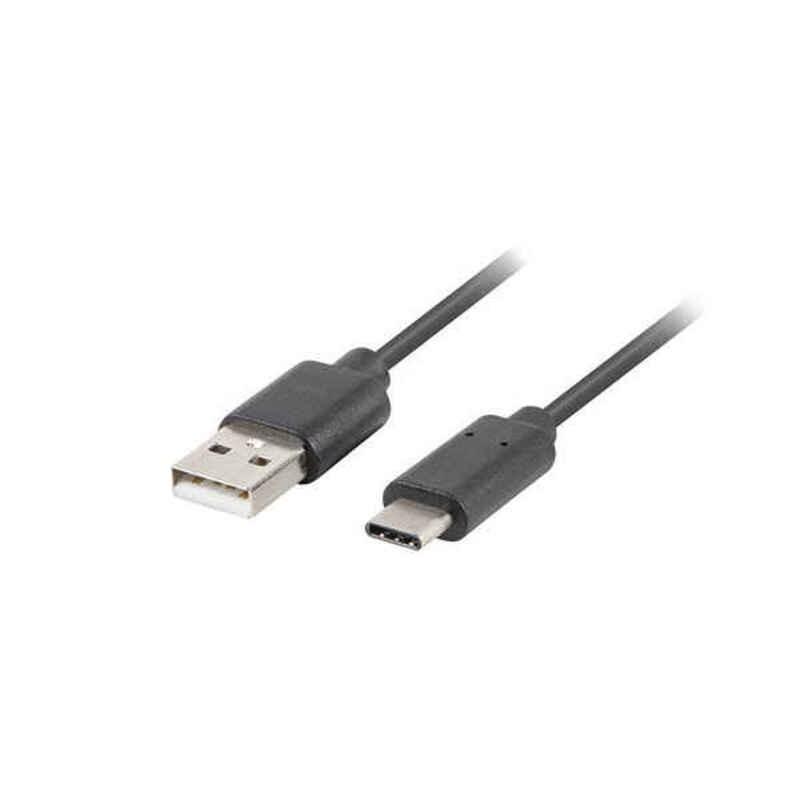 USB 2.0 A til USB C-kabel Lanberg Sort 1,8 m