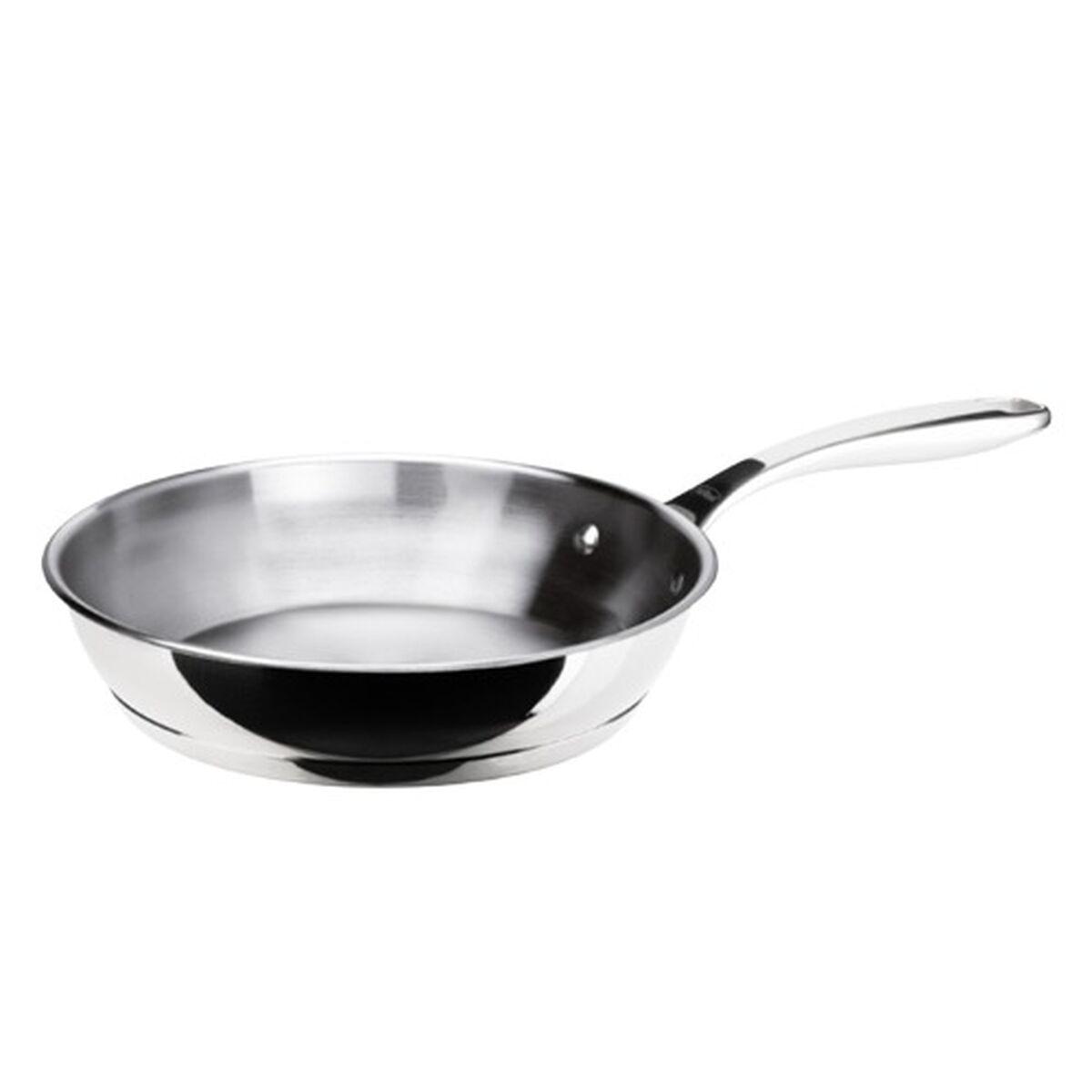 Inoxibar stegepande i rustfrit stål - Ø 26 cm (51547)