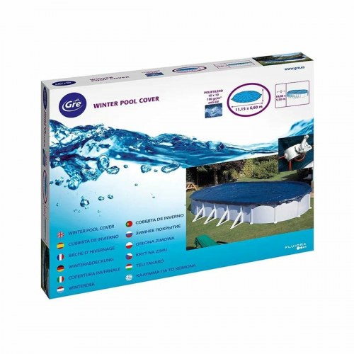 Gre swimmingpool overtræk - blå/sort