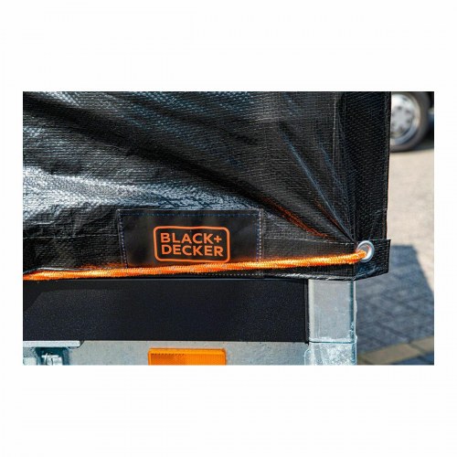 Trailerpresenning Black & Decker - Sort 1,6 × 2,5 m