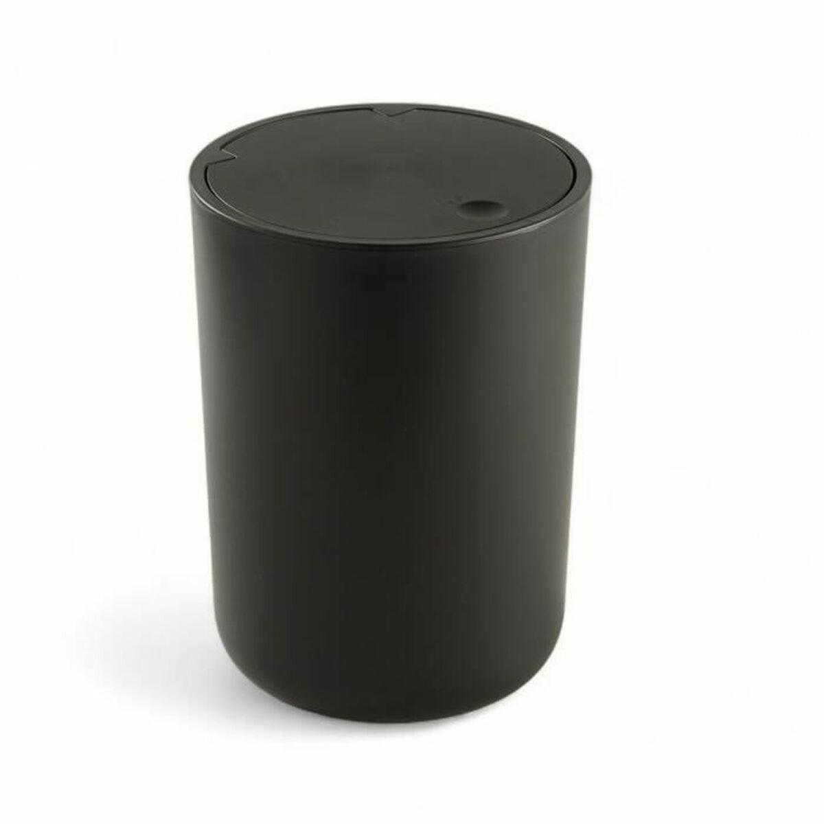 Papirkurv med pedal TODAY UTILITY Sort 8,5 L polypropylen 21 x 29 cm