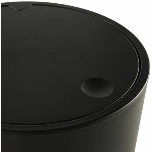 Papirkurv med pedal TODAY UTILITY Sort 8,5 L polypropylen 21 x 29 cm