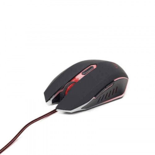 GEMBIRD MUSG-001-R gaming-mus - sort/rød, USB