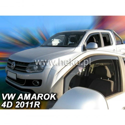 HEKO vindafvisere til Volkswagen Amarok - for, 2 stk., 7,5 cm