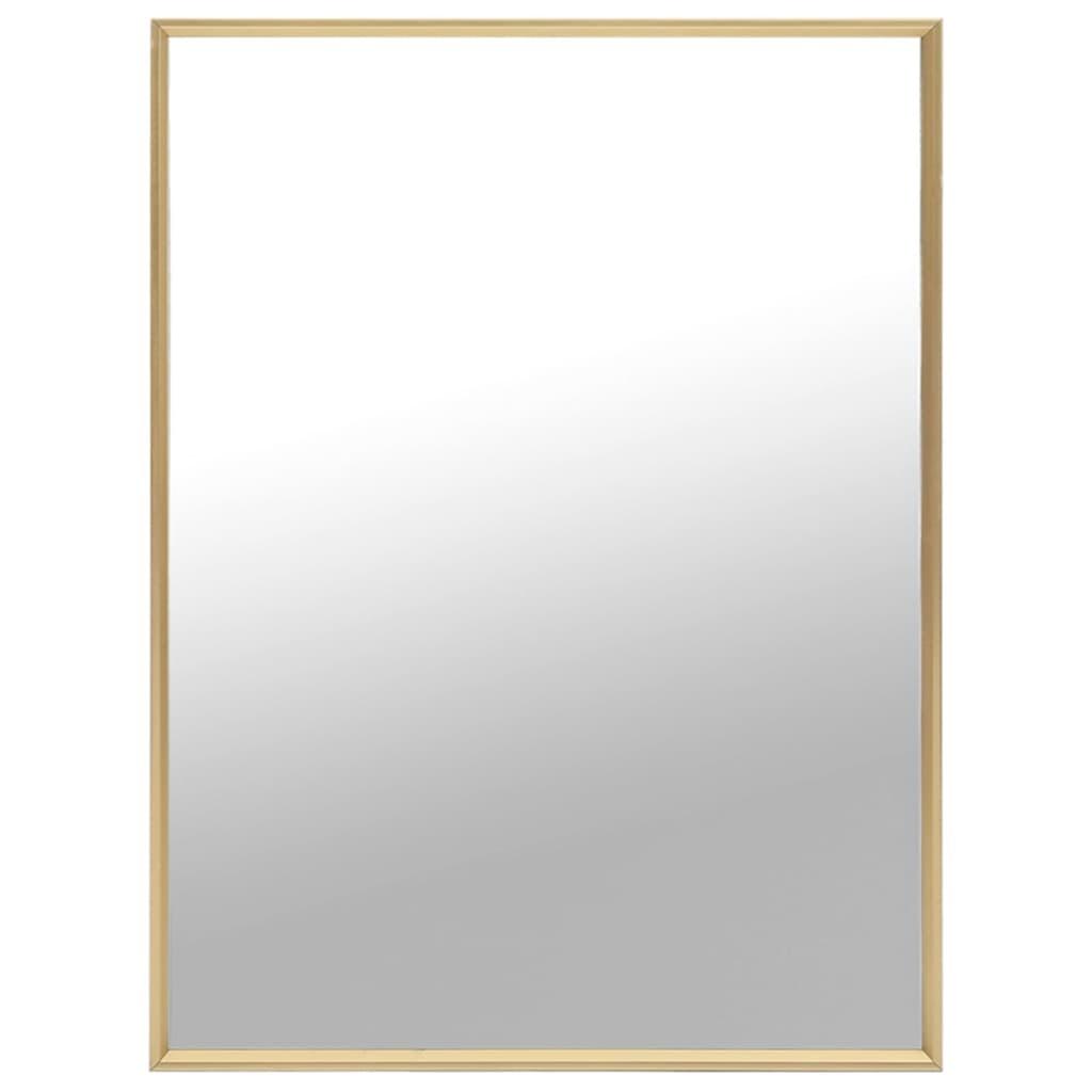 Spejl 80x60 cm guldfarvet