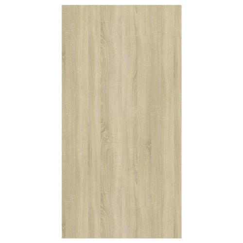 Væghængt tv-bord 37x37x72 cm konstrueret træ sonoma-eg