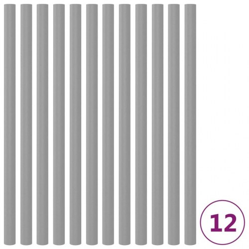 Skumrør til trampolinstolper 92,5 cm 12 stk. grå