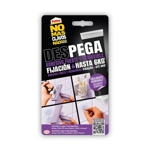 Monteringslim Pattex No Más Clavos Despega 44 g - gennemsigtig