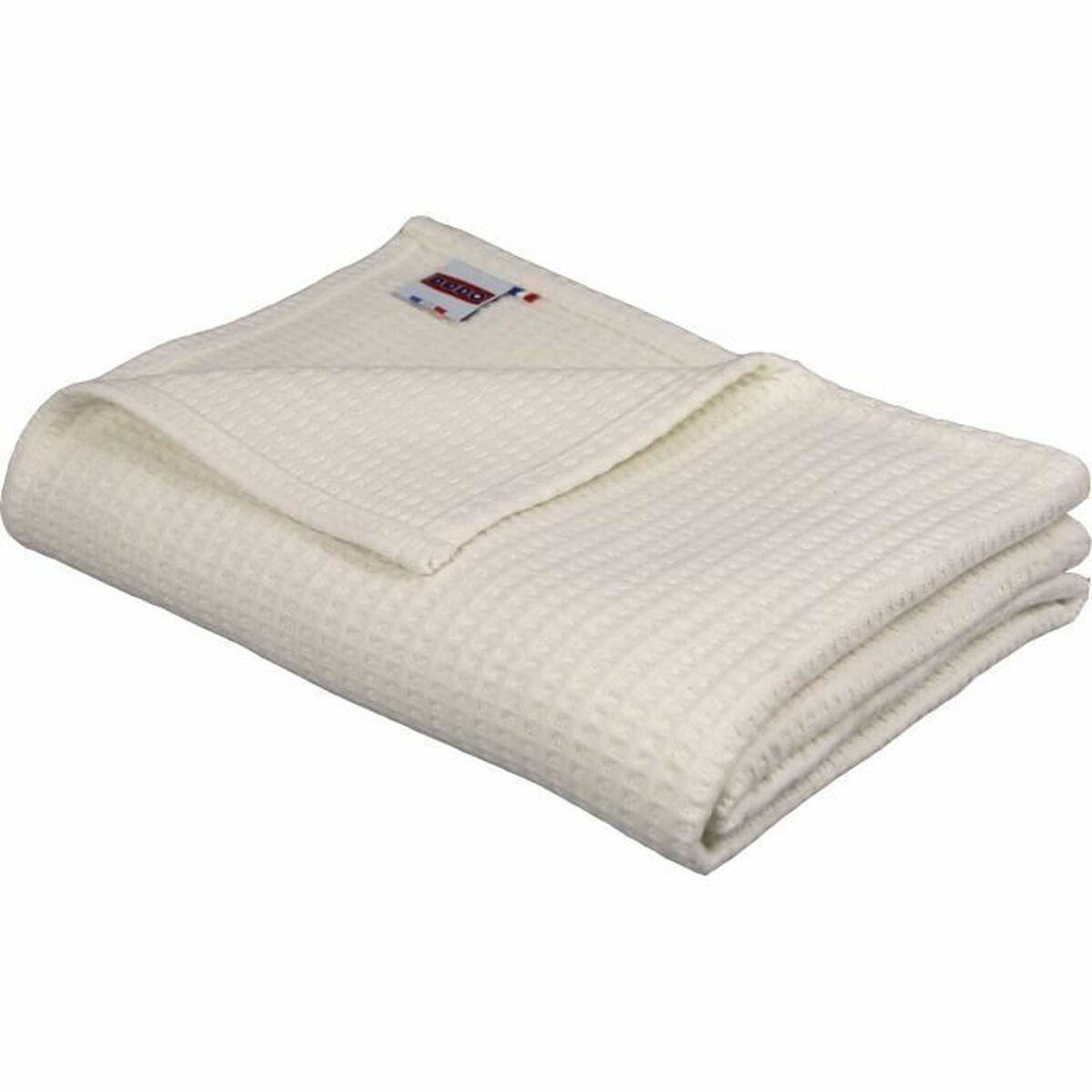 DODO Tæppe - elegant sengetæppe i neutral creme