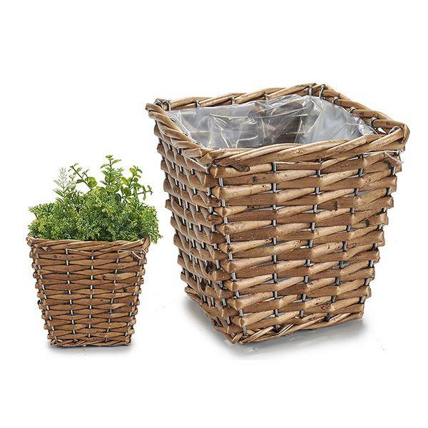 Kurv flet Plastik (15 x 13 x 15 cm)